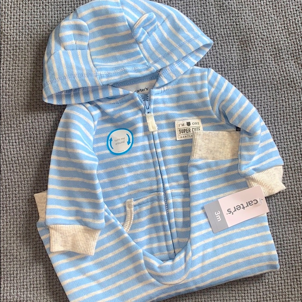 NWT Carter’s size 3 mth bear onsie